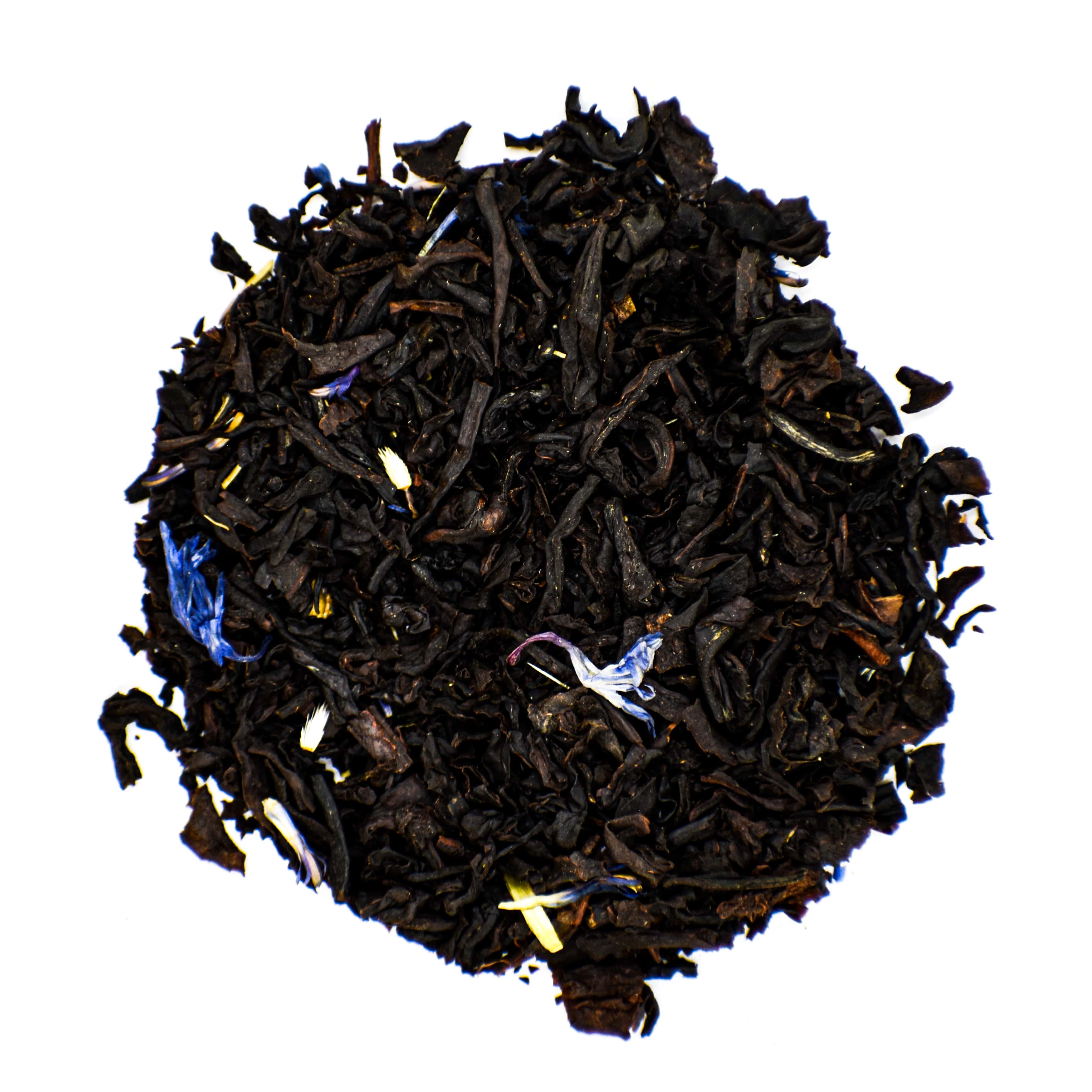Lekkere earl grey losse zwarte thee met Zwarte thee Assam Blauwe korenbloem