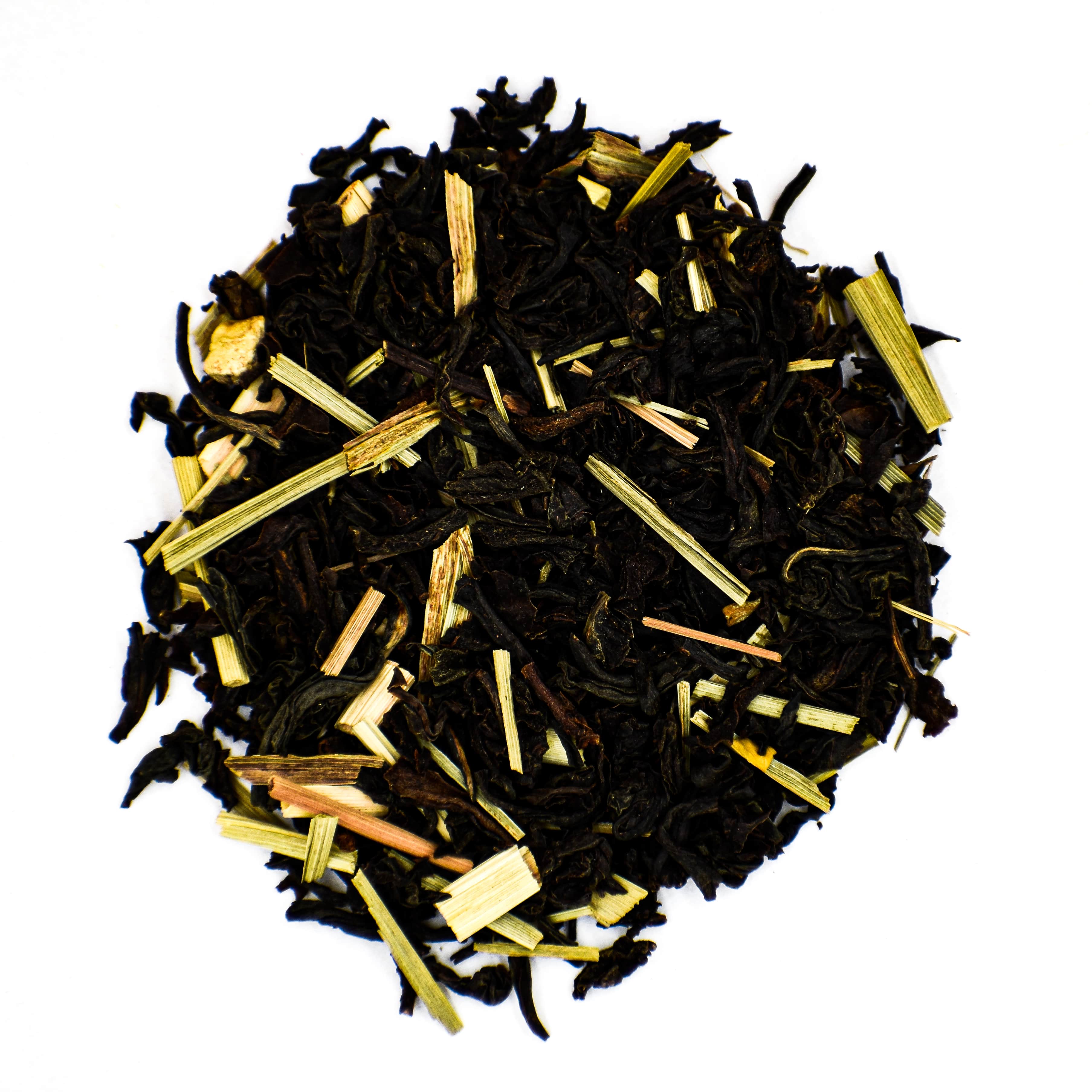 Lekkere losse zwarte thee met Zwarte thee Assam Citroengras Citroenschil Wilde passiebloem